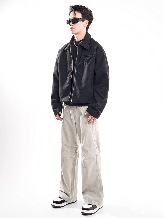 F3F Select Vintage Draped Patchwork Lumberjack Work Pants