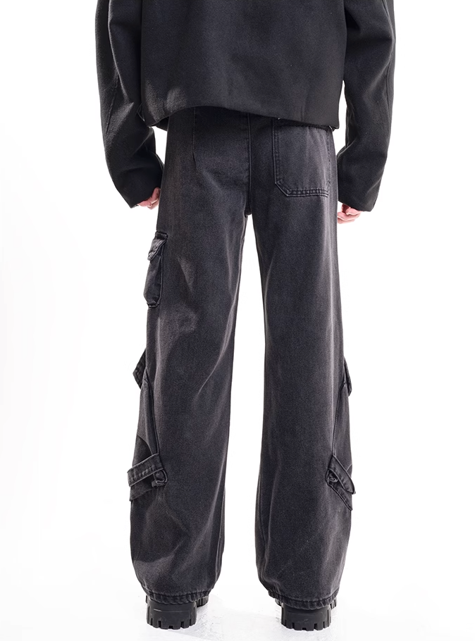 F3F Select Vintage Draped Multi Pockets Work Pants