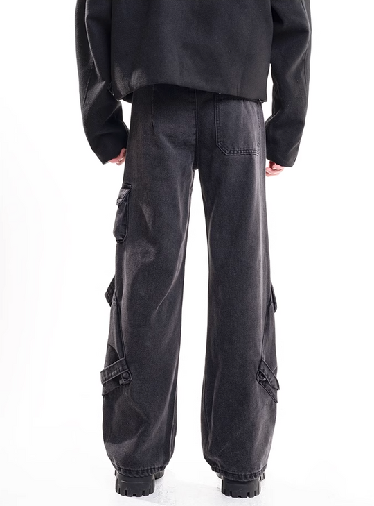 F3F Select Vintage Draped Multi Pockets Work Pants