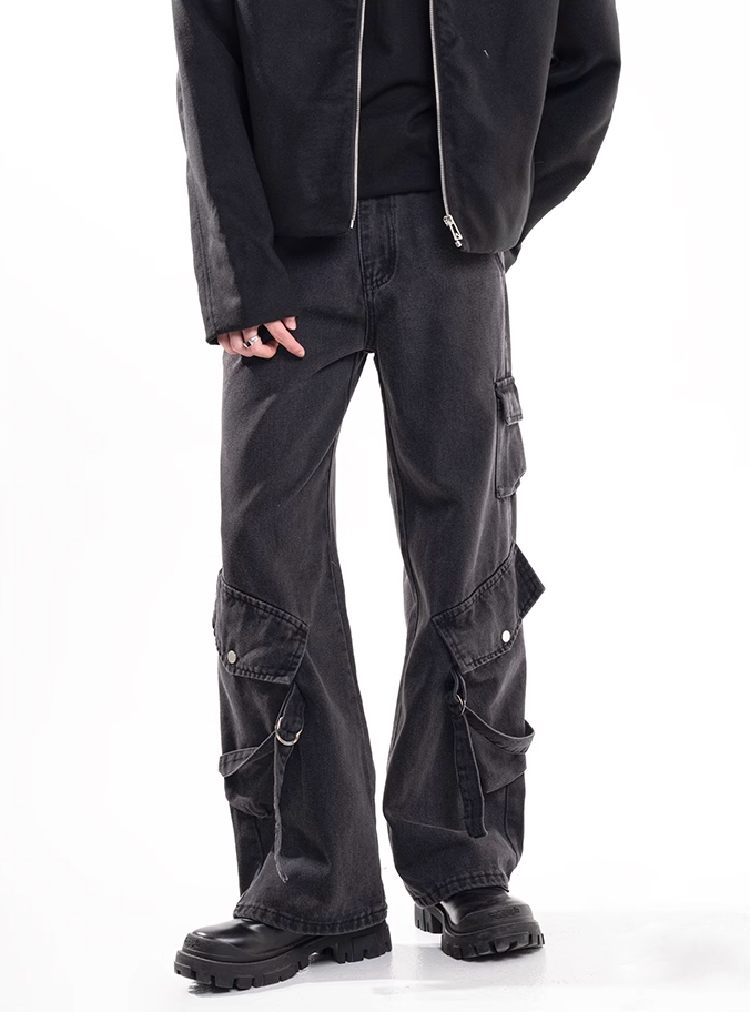 F3F Select Vintage Draped Multi Pockets Work Pants