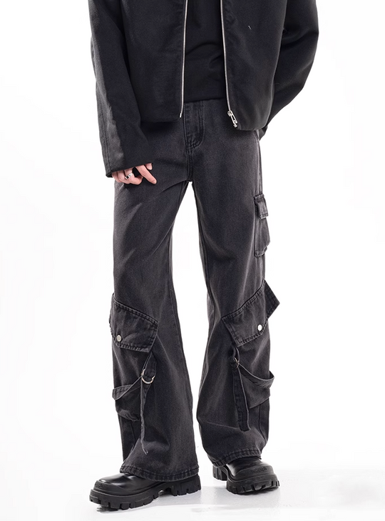 F3F Select Vintage Draped Multi Pockets Work Pants