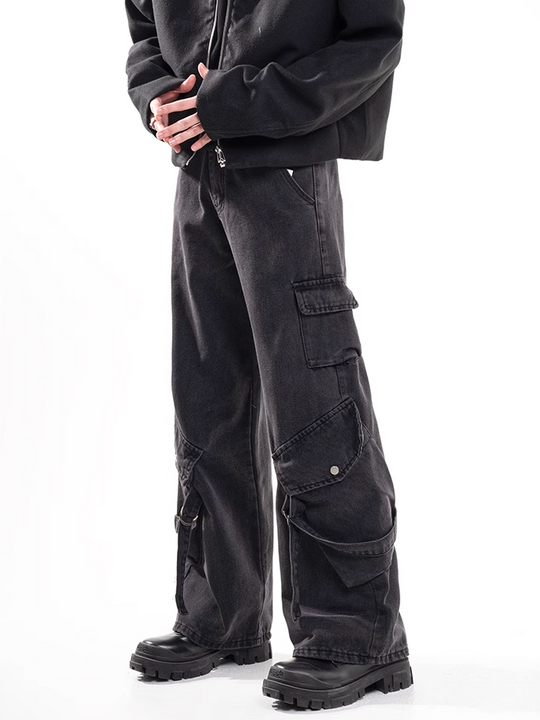 F3F Select Vintage Draped Multi Pockets Work Pants