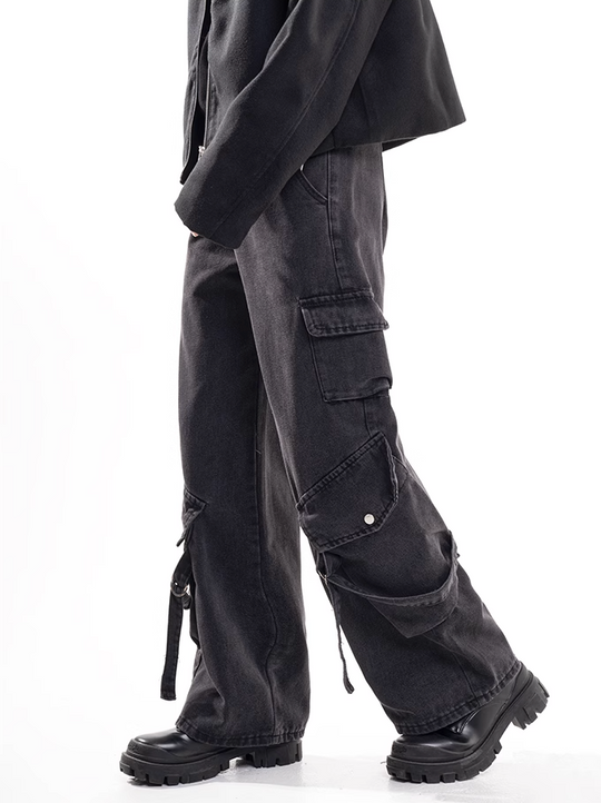 F3F Select Vintage Draped Multi Pockets Work Pants