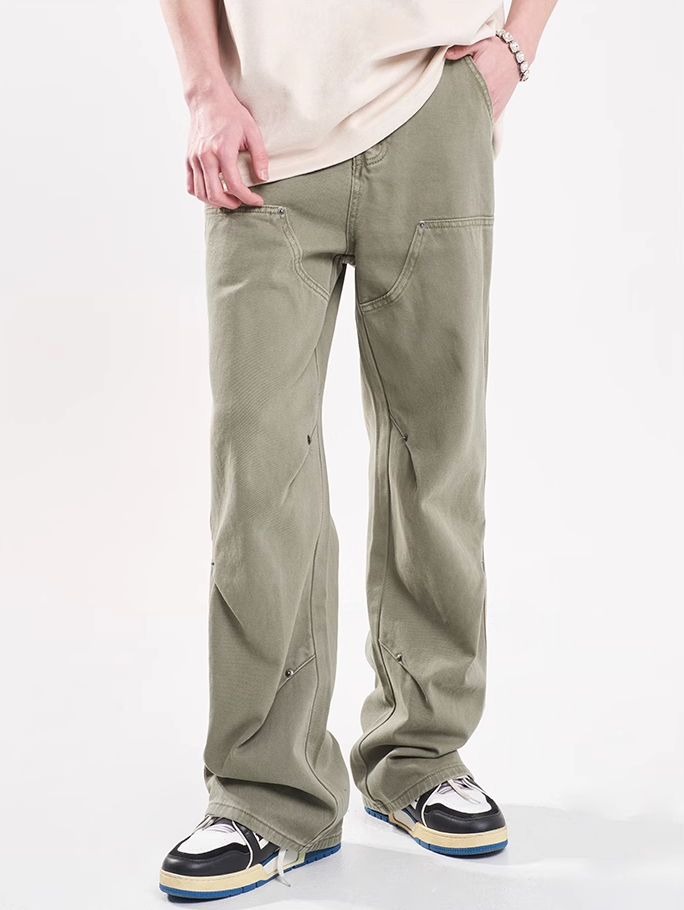 F3F Select Vintage Rivet Lumberjack Work Pants