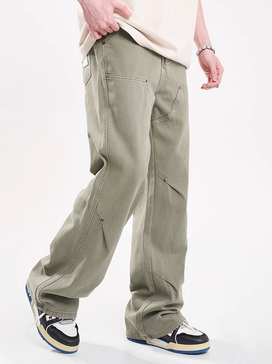 F3F Select Vintage Rivet Lumberjack Work Pants