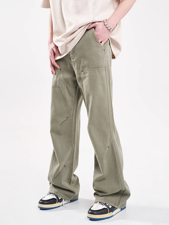 F3F Select Vintage Rivet Lumberjack Work Pants