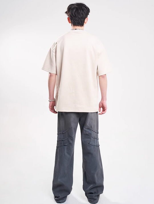 F3F Select Scratch Dirty Dye Stacked Washed Jeans