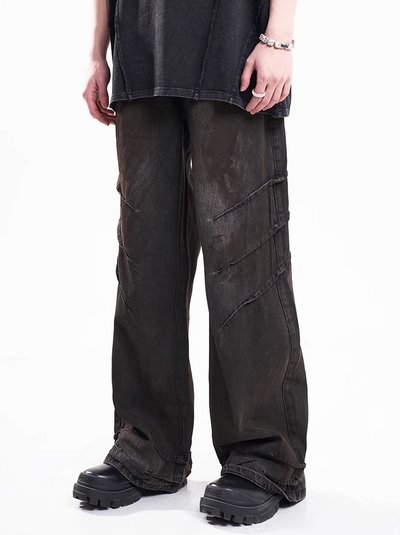 F3F Select Duty Dirty Dye Design Jeans