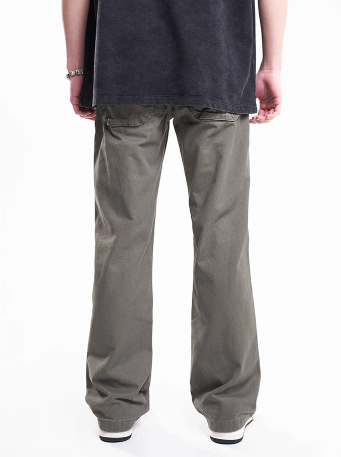 F3F Select Pleated Micro Flare Work Pants