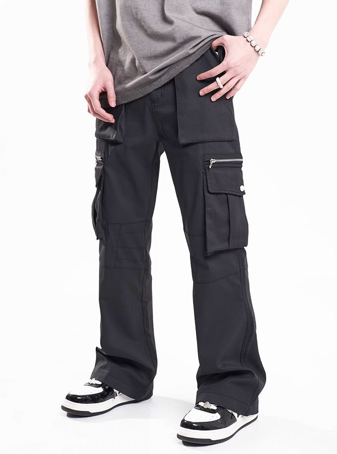 F3F Select Multi Pocket Patchwork Work Cargo Pants