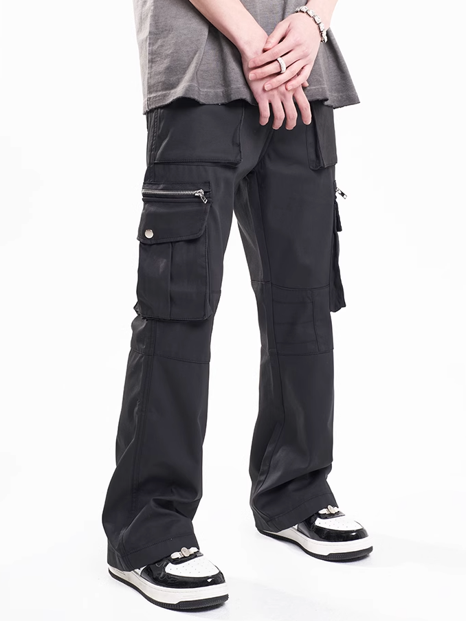 F3F Select Multi Pocket Patchwork Work Cargo Pants