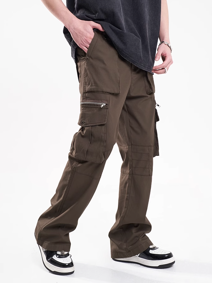 F3F Select Multi Pocket Patchwork Work Cargo Pants