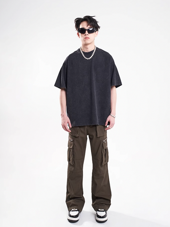 F3F Select Multi Pocket Patchwork Work Cargo Pants