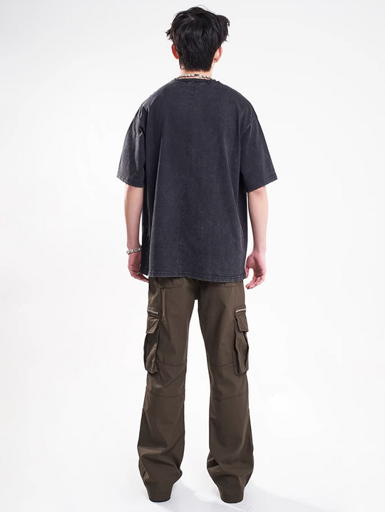 F3F Select Multi Pocket Patchwork Work Cargo Pants