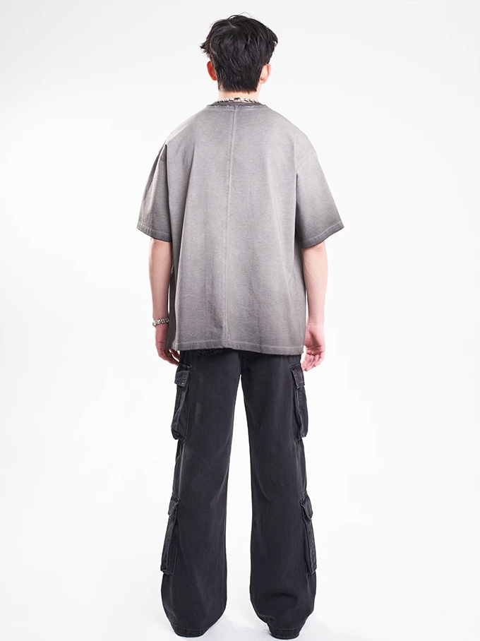 F3F Select Washed & Old Functional Multi Pocket Work Cargo Pants