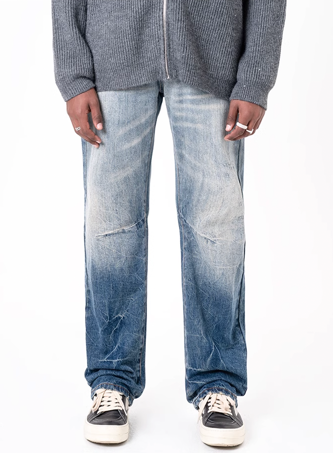 F3F Select Cracked Washed Old Jeans