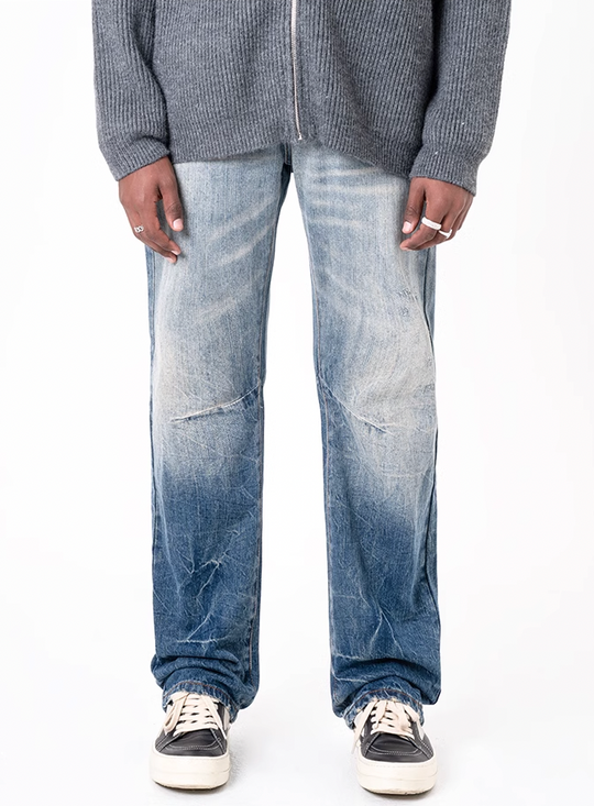 F3F Select Cracked Washed Old Jeans