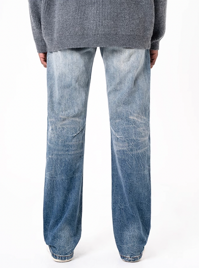 F3F Select Cracked Washed Old Jeans
