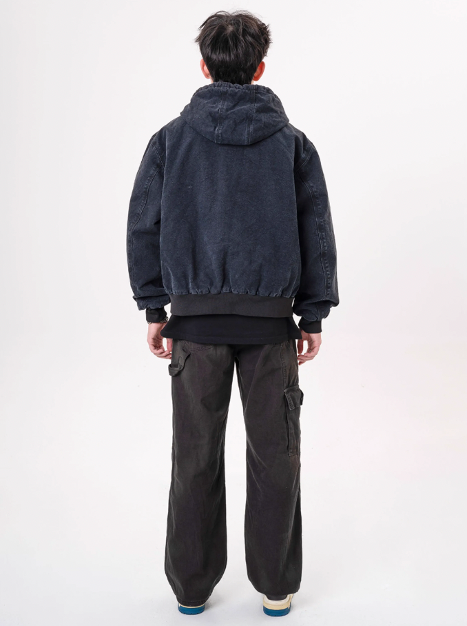 F3F Select Retro Washed Distressed Strappy Work Pants