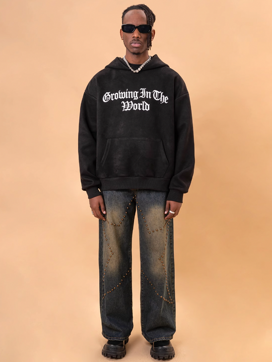 F3F Select Star Rivets Washed Distressed Jeans