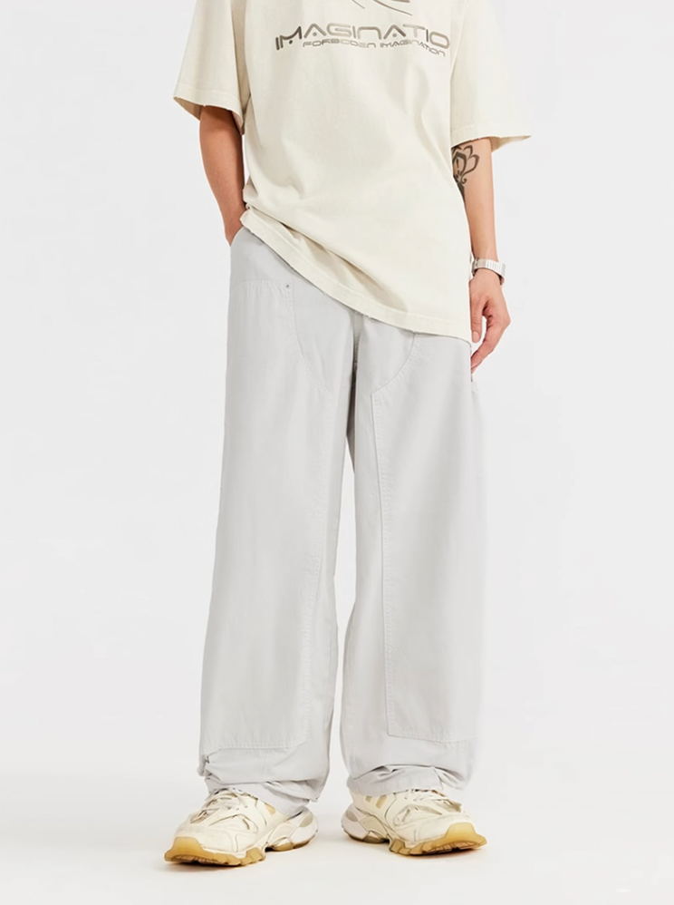 F3F Select Washed Lumberjack Wide Legged Work Pants