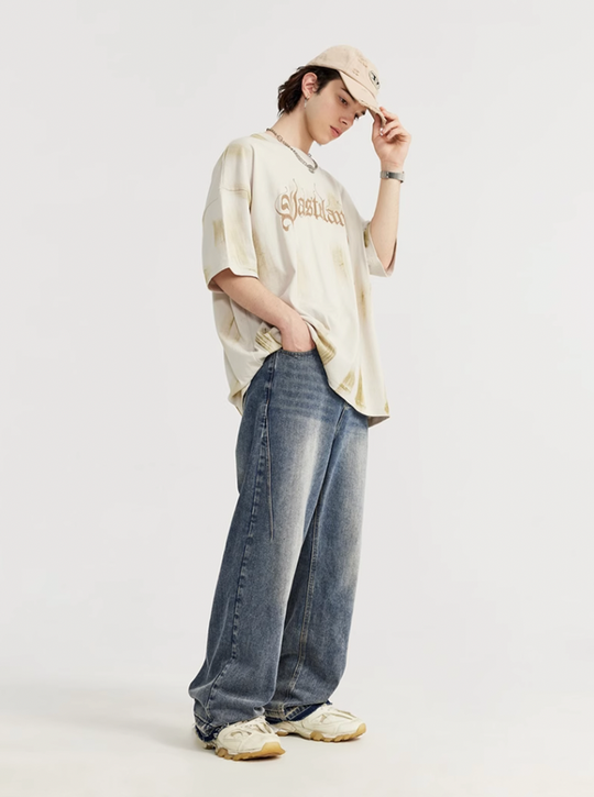 F3F Select Stitch Washed Blue Jeans