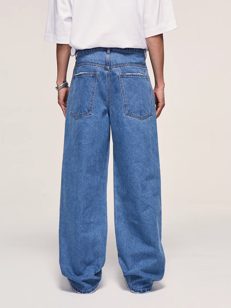 F3F Select Vintage Washed Do Old Casual Jeans