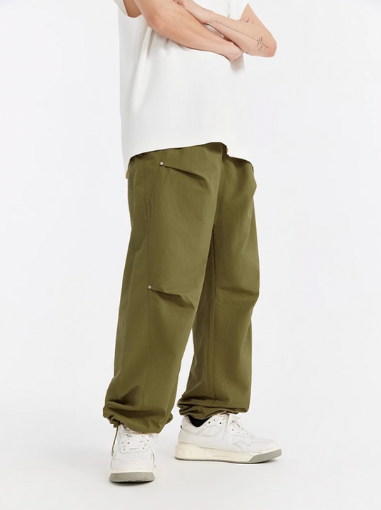 F3F Select Pleated Willow Studded Drawstring Work Pants