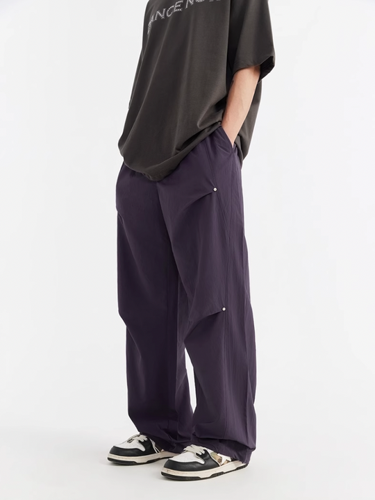F3F Select Pleated Willow Studded Drawstring Work Pants