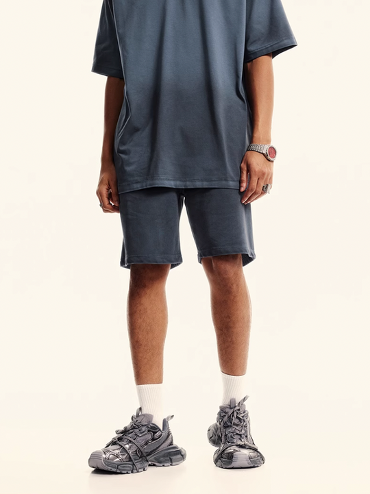 F3F Select Washed Old Dirty Dye Short Sweatpants