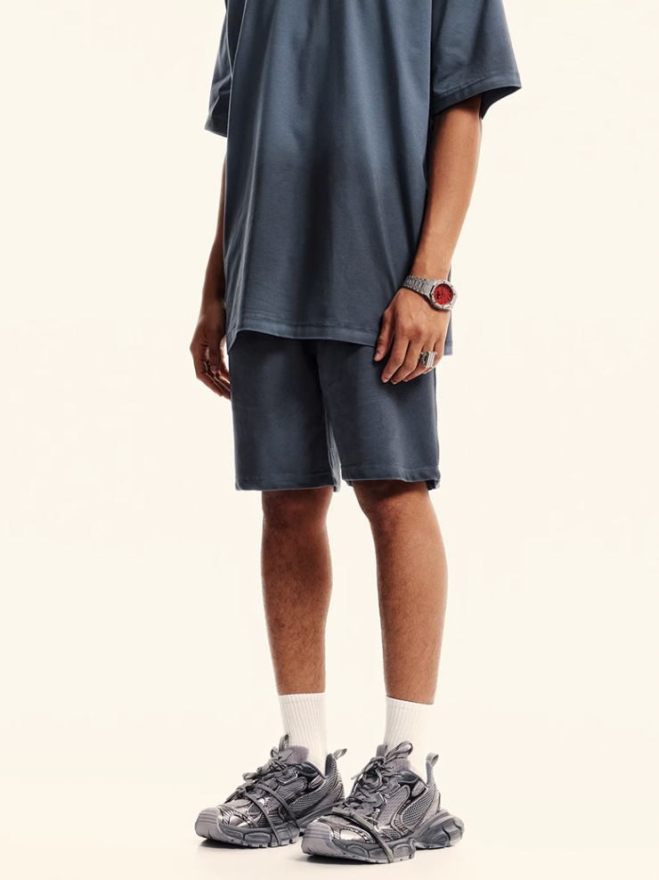 F3F Select Washed Old Dirty Dye Short Sweatpants