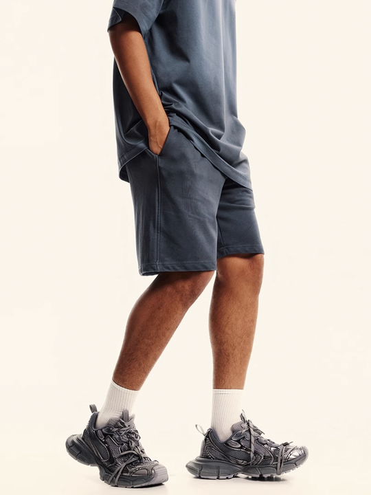 F3F Select Washed Old Dirty Dye Short Sweatpants