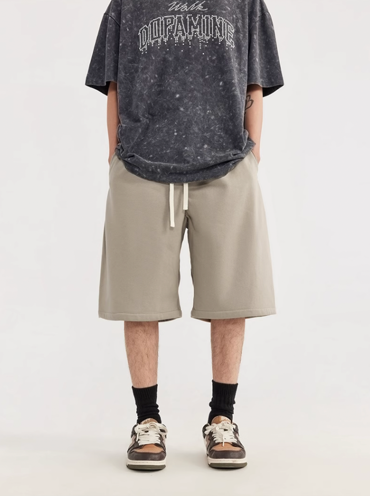 F3F Select Solid Color Sports Short Sweatpants