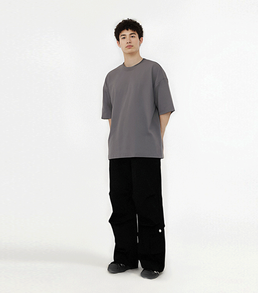 F3F Select Multi Pocket Pleated Wide Leg Work Cargo Pants