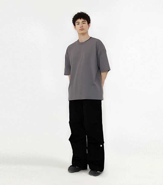 F3F Select Multi Pocket Pleated Wide Leg Work Cargo Pants