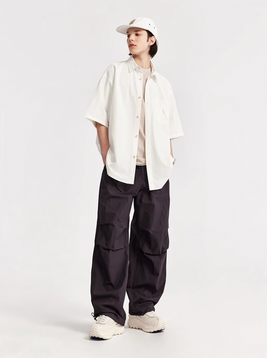 F3F Select Double Pleated Paratrooper Wide Leg Work Pants