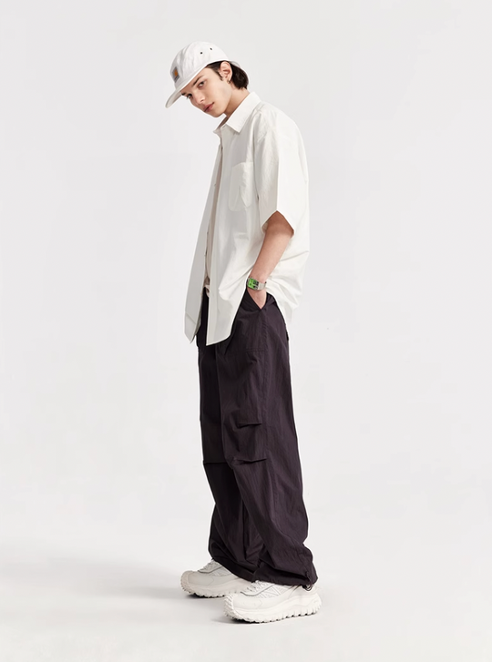 F3F Select Double Pleated Paratrooper Wide Leg Work Pants