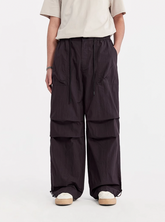 F3F Select Double Pleated Paratrooper Wide Leg Work Pants