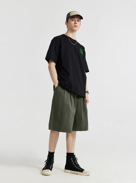 F3F Select Two Tuck Wide Work Shorts
