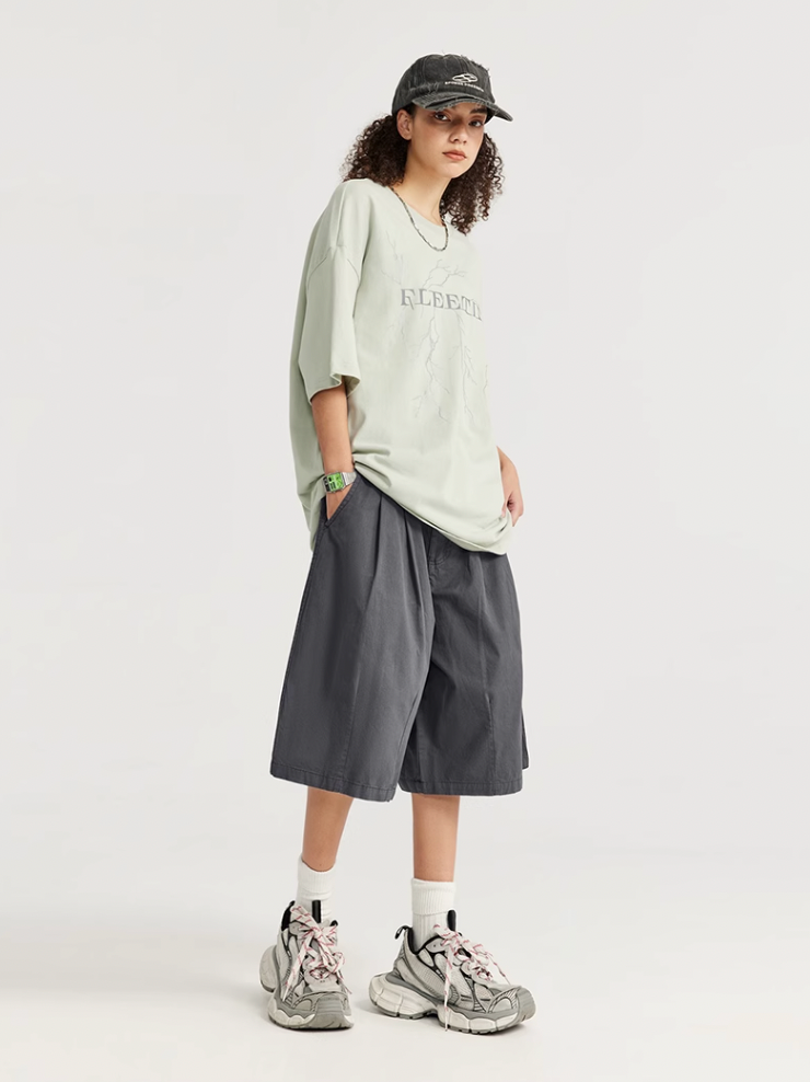 F3F Select Two Tuck Wide Work Shorts