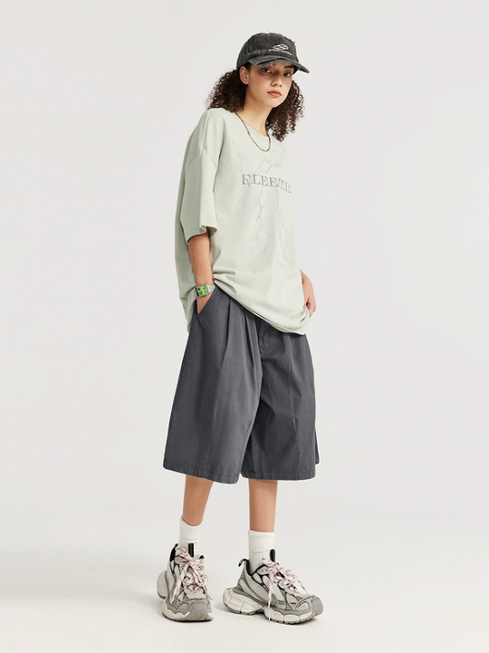 F3F Select Two Tuck Wide Work Shorts