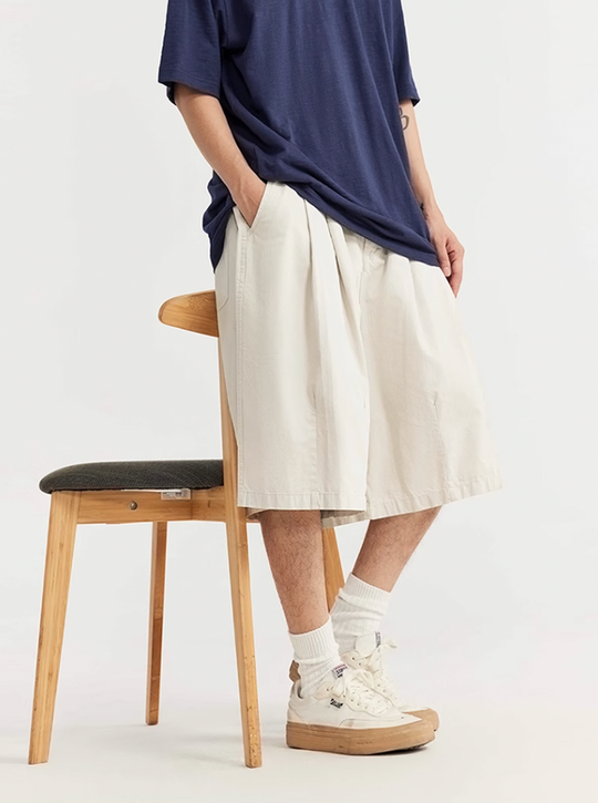 F3F Select Two Tuck Wide Work Shorts