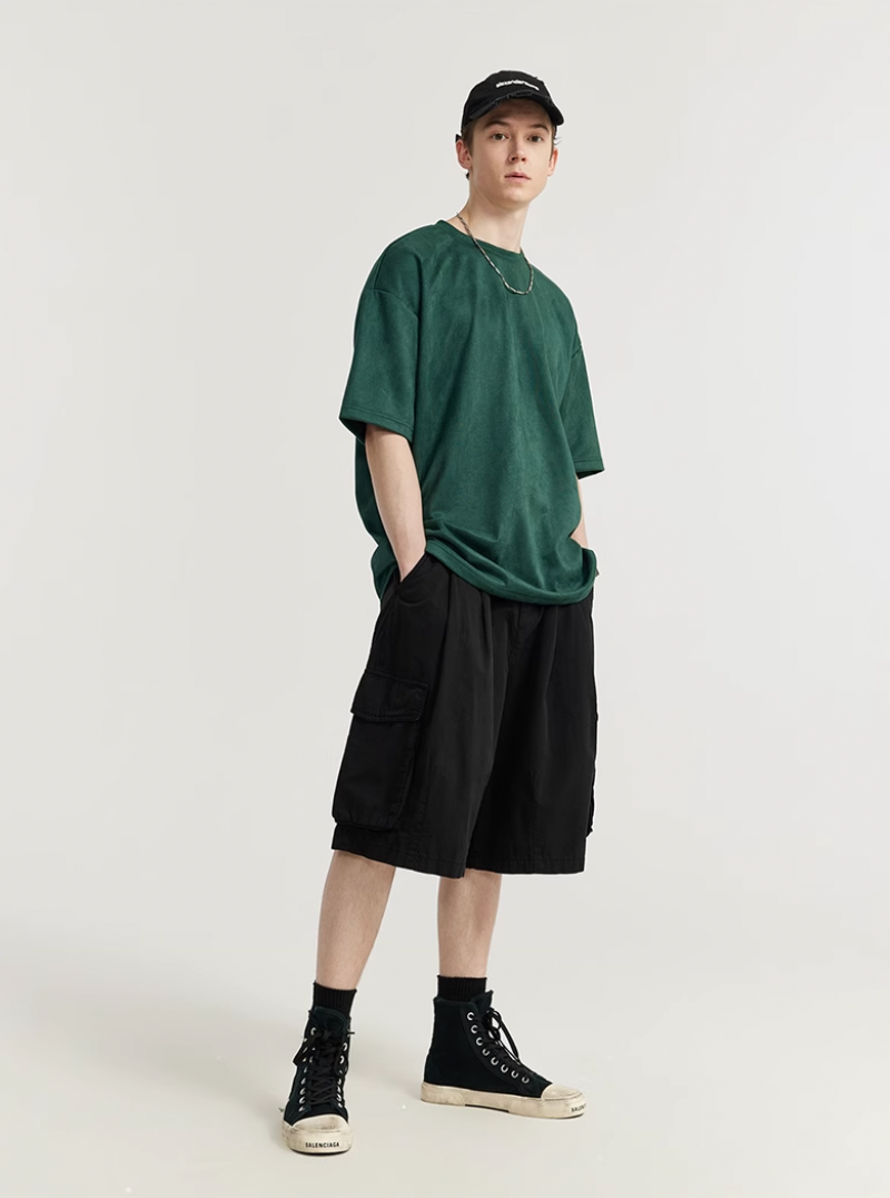 F3F Select Multi Pocket Two Tuck Wide Work Cargo Shorts