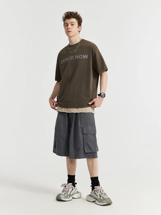 F3F Select Multi Pocket Two Tuck Wide Work Cargo Shorts