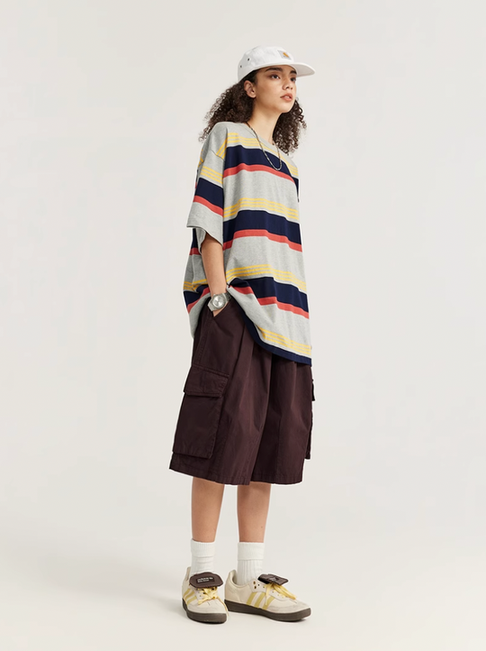 F3F Select Multi Pocket Two Tuck Wide Work Cargo Shorts