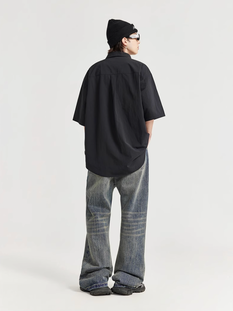 F3F Select Retro Distressed Bamboo Washed Micro Denim Jeans