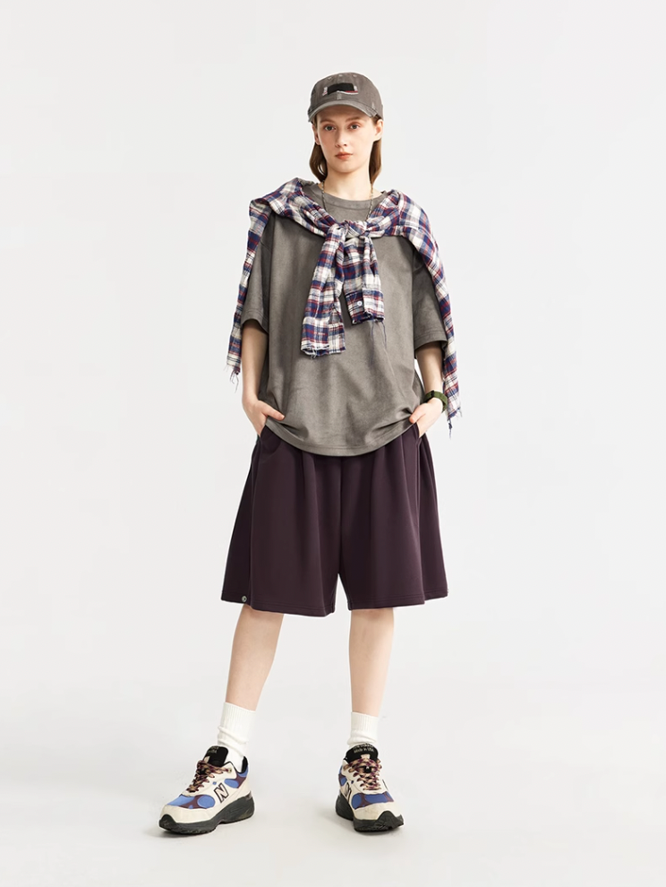 F3F Select Street Basic Wide Short Sweatpants