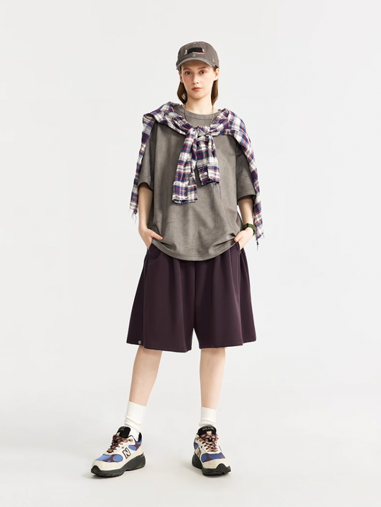 F3F Select Street Basic Wide Short Sweatpants