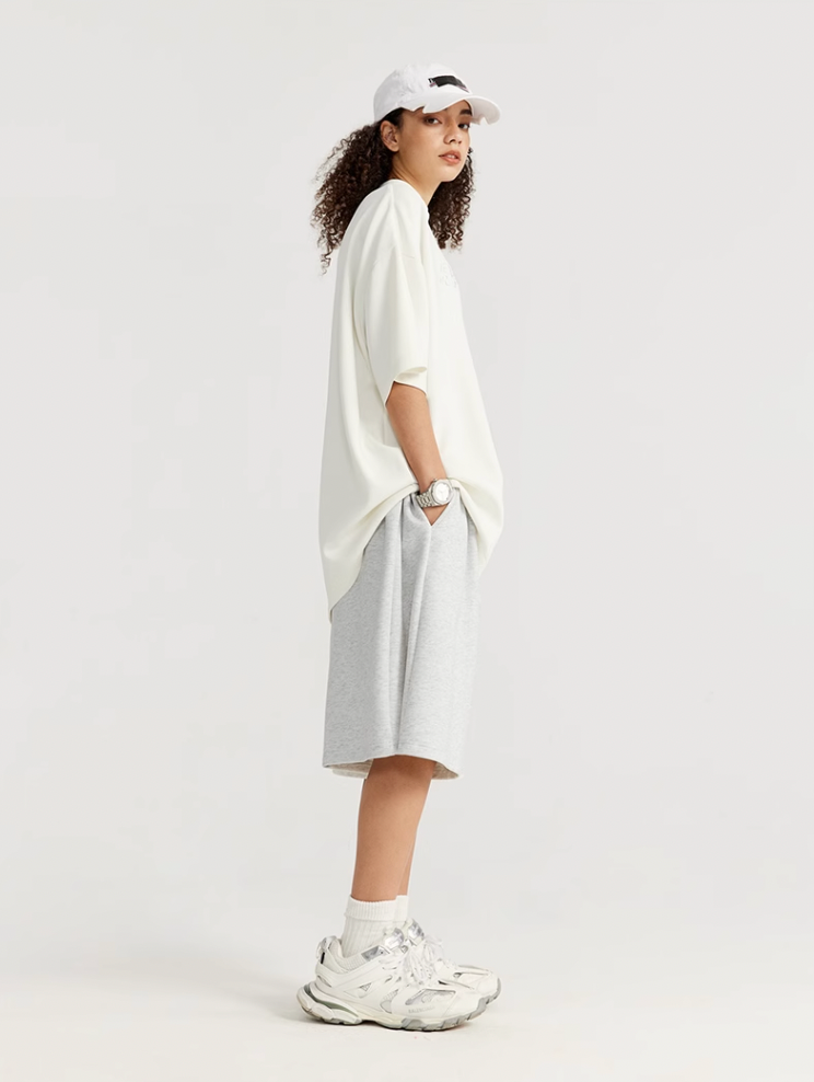 F3F Select Street Basic Wide Short Sweatpants