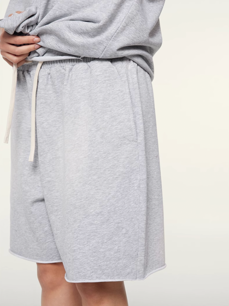 F3F Select Washed Distressed Cut Off Short Sweatpants